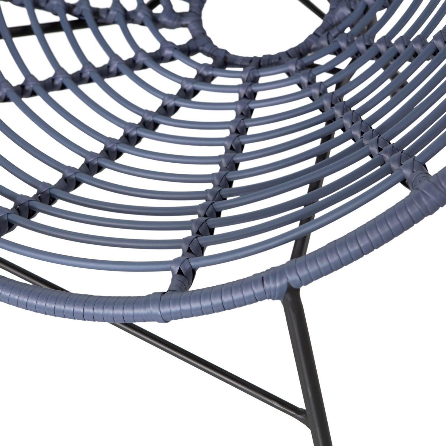 2x Jane Lounge Armchair Blue 6