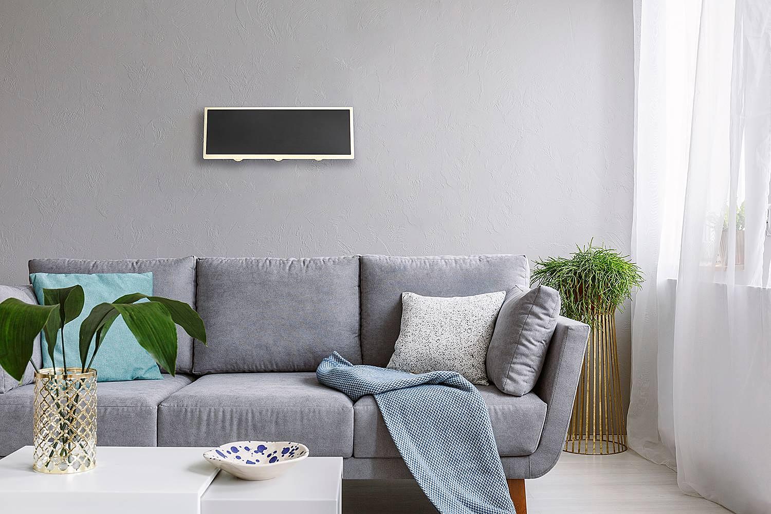 3-Light Wall Lamp Saidy Iron Acrylic Glass 2