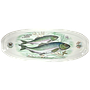 Fischplatte Porzellan Mehrfarbig 0