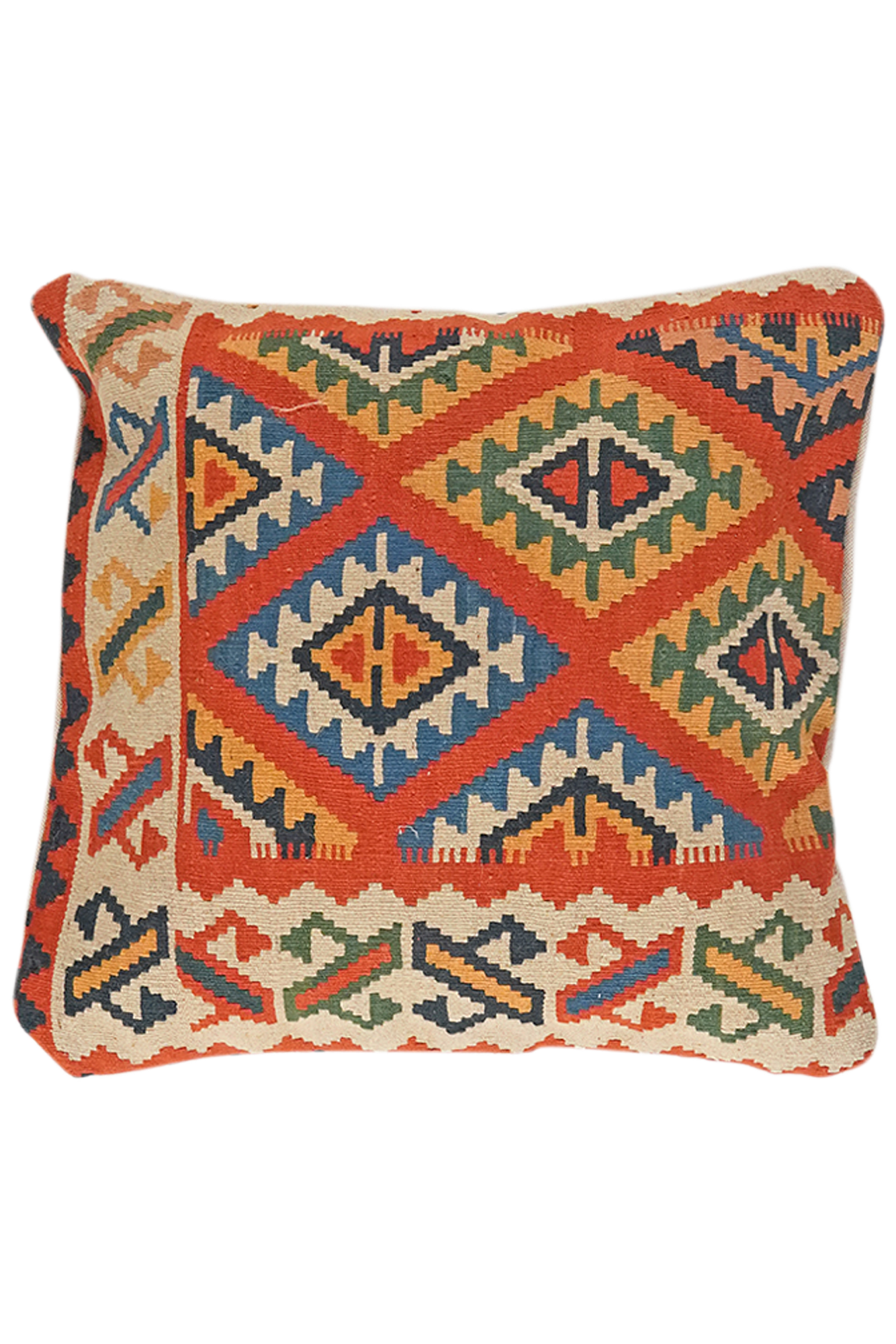 Kilim Kissenbezug Baumwolle Mehrfarbig 0