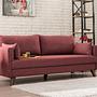 Bella Sofa 3-Sitzer Rot 0