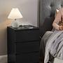 Nightstand Cahir Set of 2 Oak Black-Brown 2