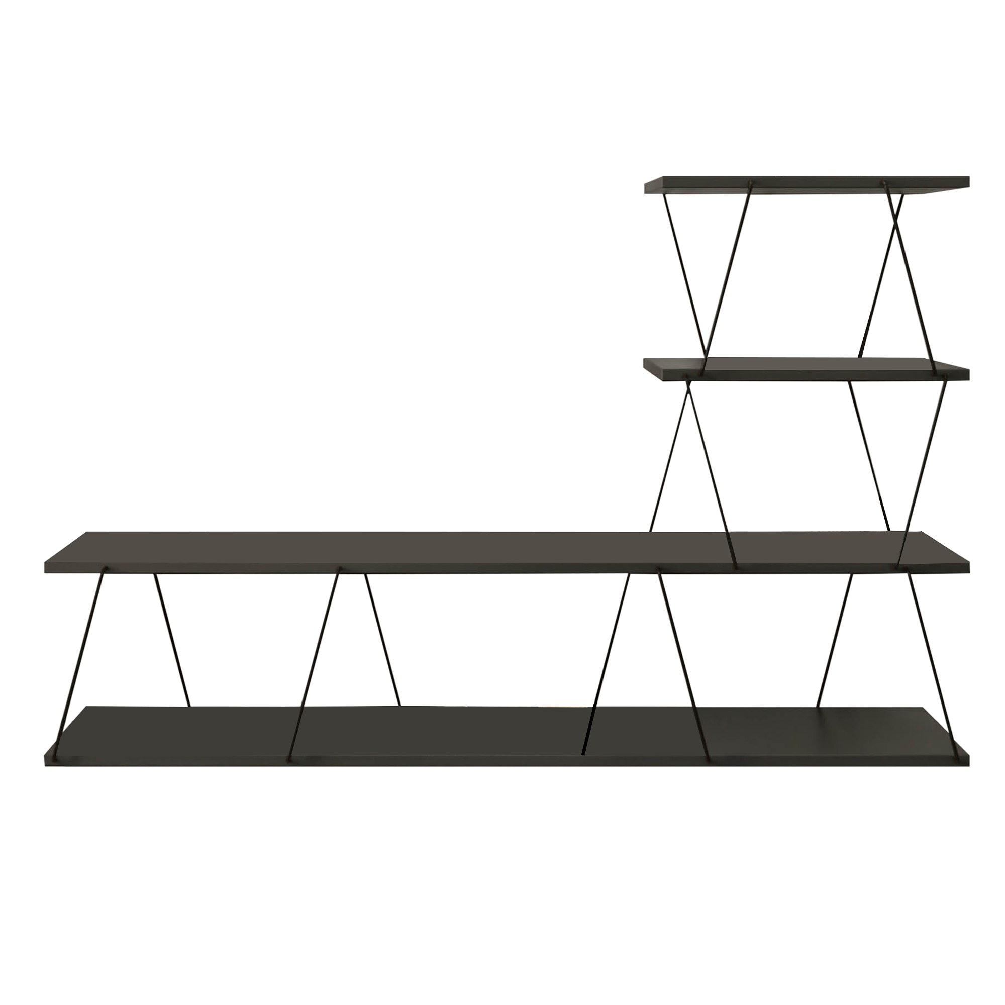 Ilgaz Lowboard Wood Veneer Anthracite 4