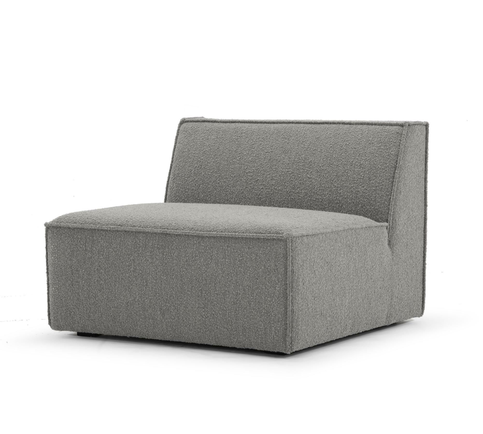 Dane 1-Seater Module Maya Warm Grey 0