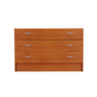 Vintage chest of drawers teak brown 1990s 0