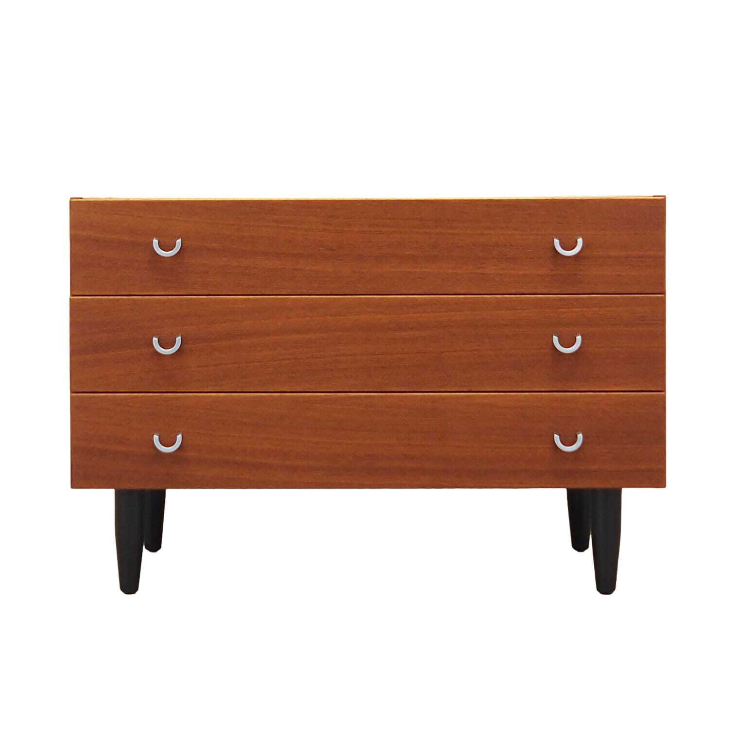 Vintage Kommode Teakholz Braun 1970er Jahre 0
