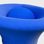 Mushroom Sessel von Pierre Paulin Wolle Blau 7