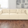 Sam Sofa 3-Sitzer Leder Creme 1