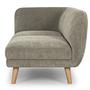 Alfred Modul 2-Sitzer Links Planet Grey Green 1
