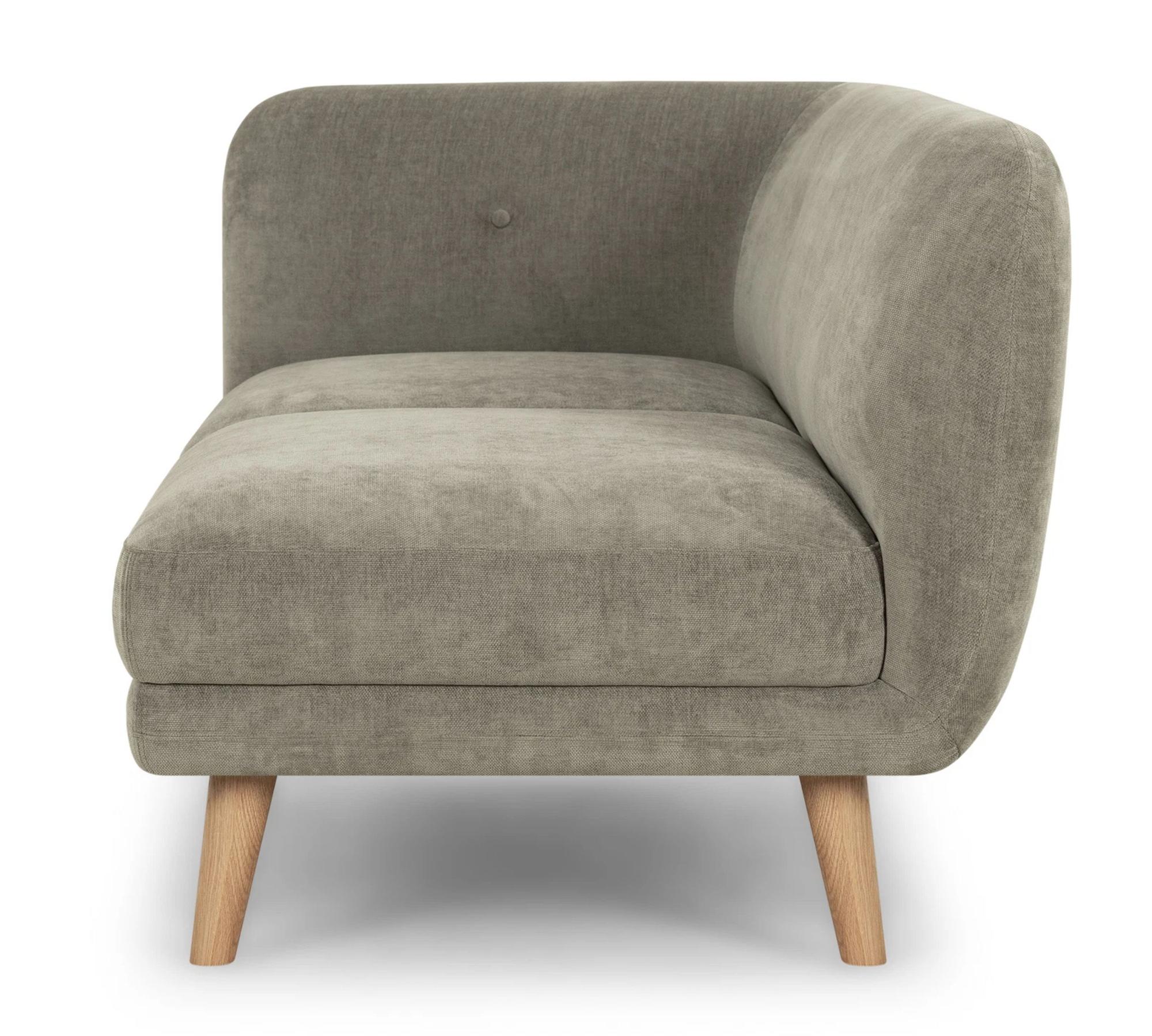 Alfred Modul 2-Sitzer Links Planet Grey Green 1