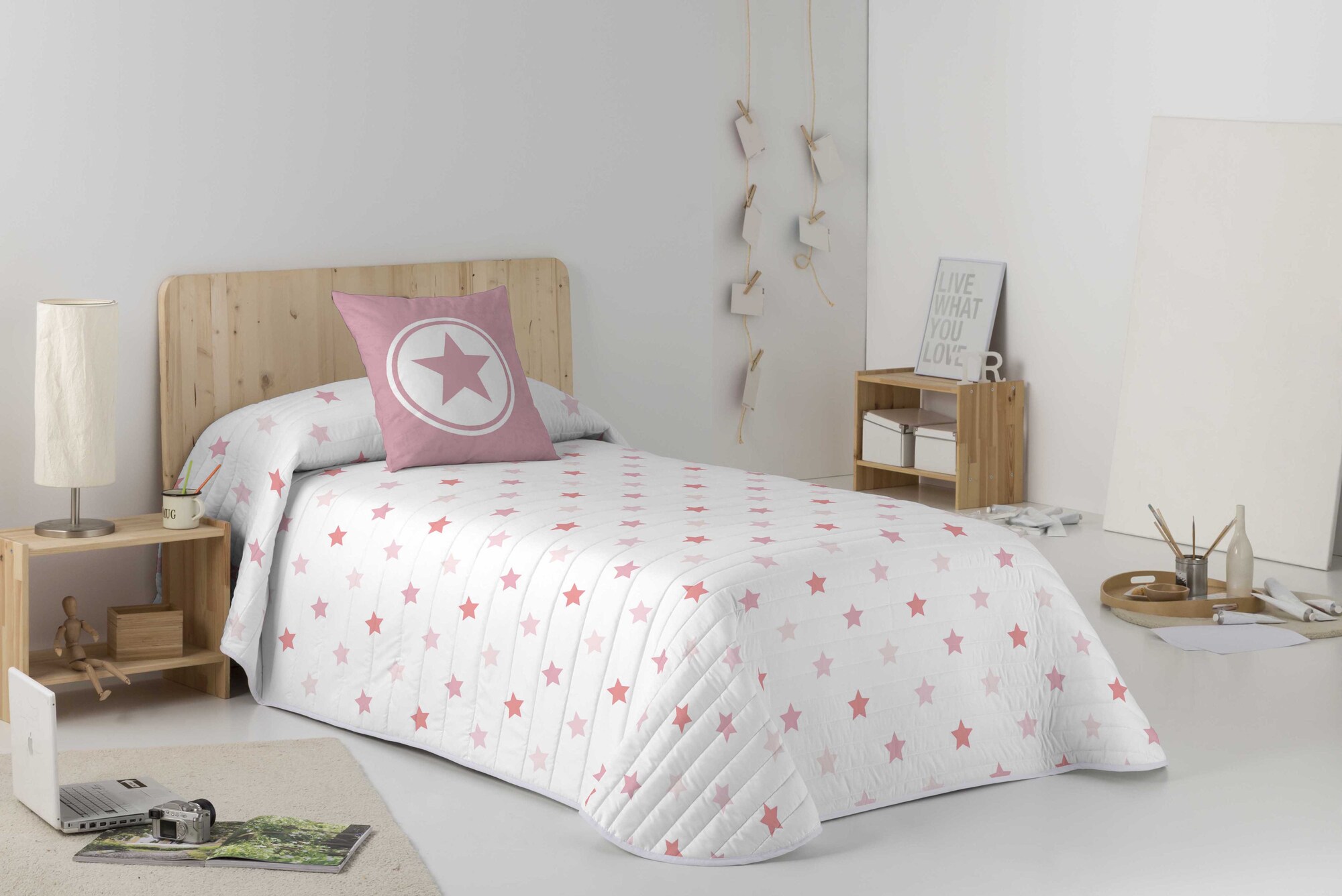 Steppdecke  Bettbreite 90cm 100% Baumwolle 1