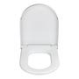 WC-Sitz Exclusive Nr. 4 Duroplast / Edelstahl Weiß / Silber 3