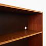 Bücherregal Teakholz Braun 1970er Jahre 10