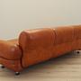 Sofa Leather Red 1970s 4