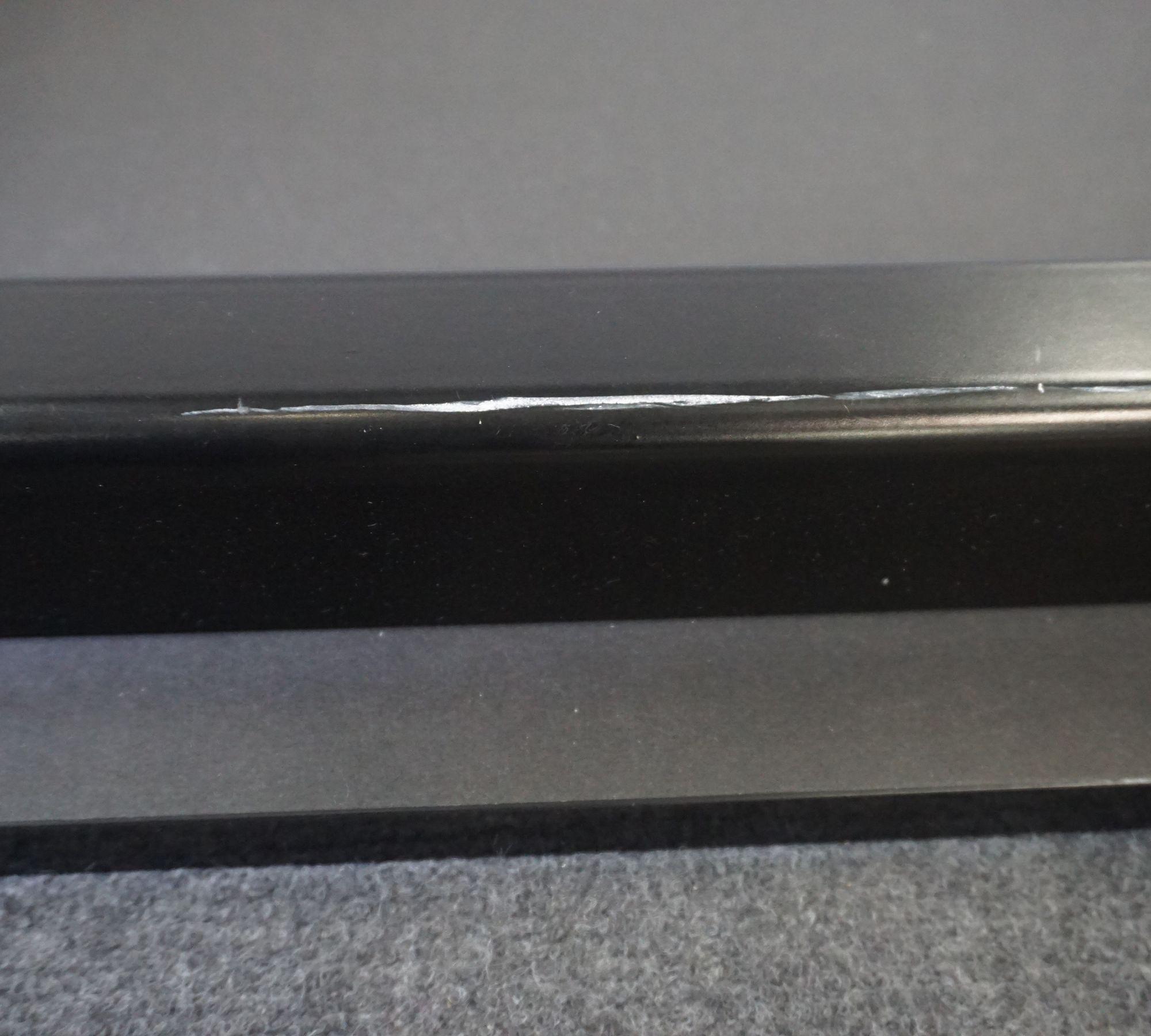Drip Frame Dining Table Black 190x80cm 9