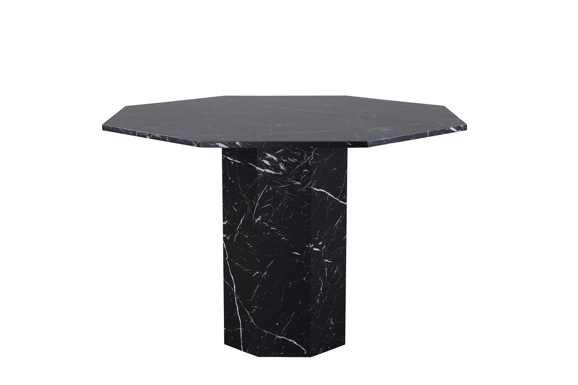 Marbs Dining Table Black Glass Marble 1