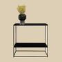 Console table Metal Black 2
