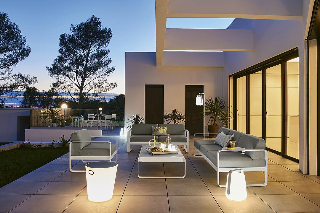 Balad Outdoor Lamp Yellow White 9