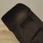 Vintage armchair velvet metal brown 1970s 8