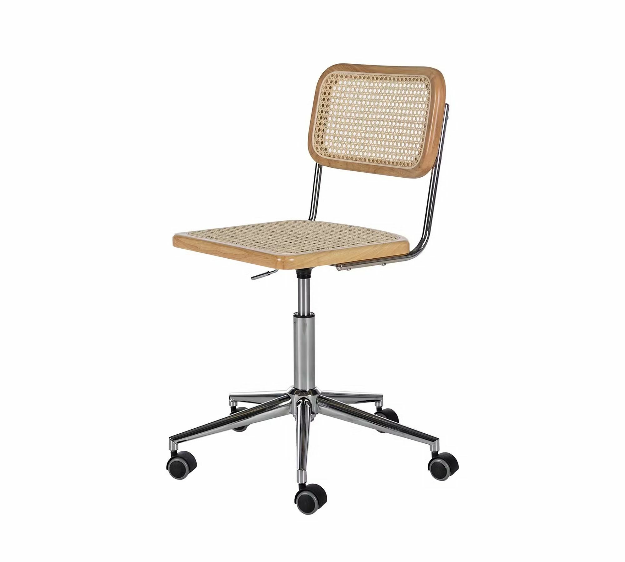 Ramon Bürostuhl Rattan Buche Massiv Beige 0