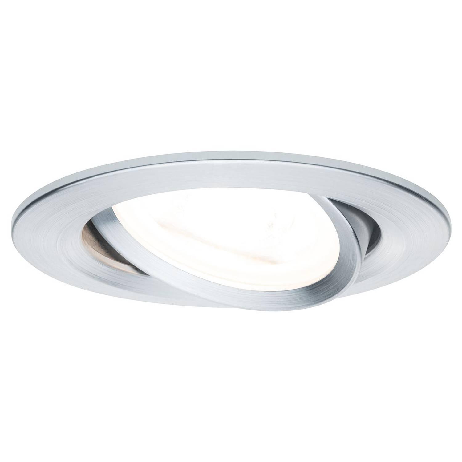 LED-Einbauleuchte Nova I Aluminium Grau 1