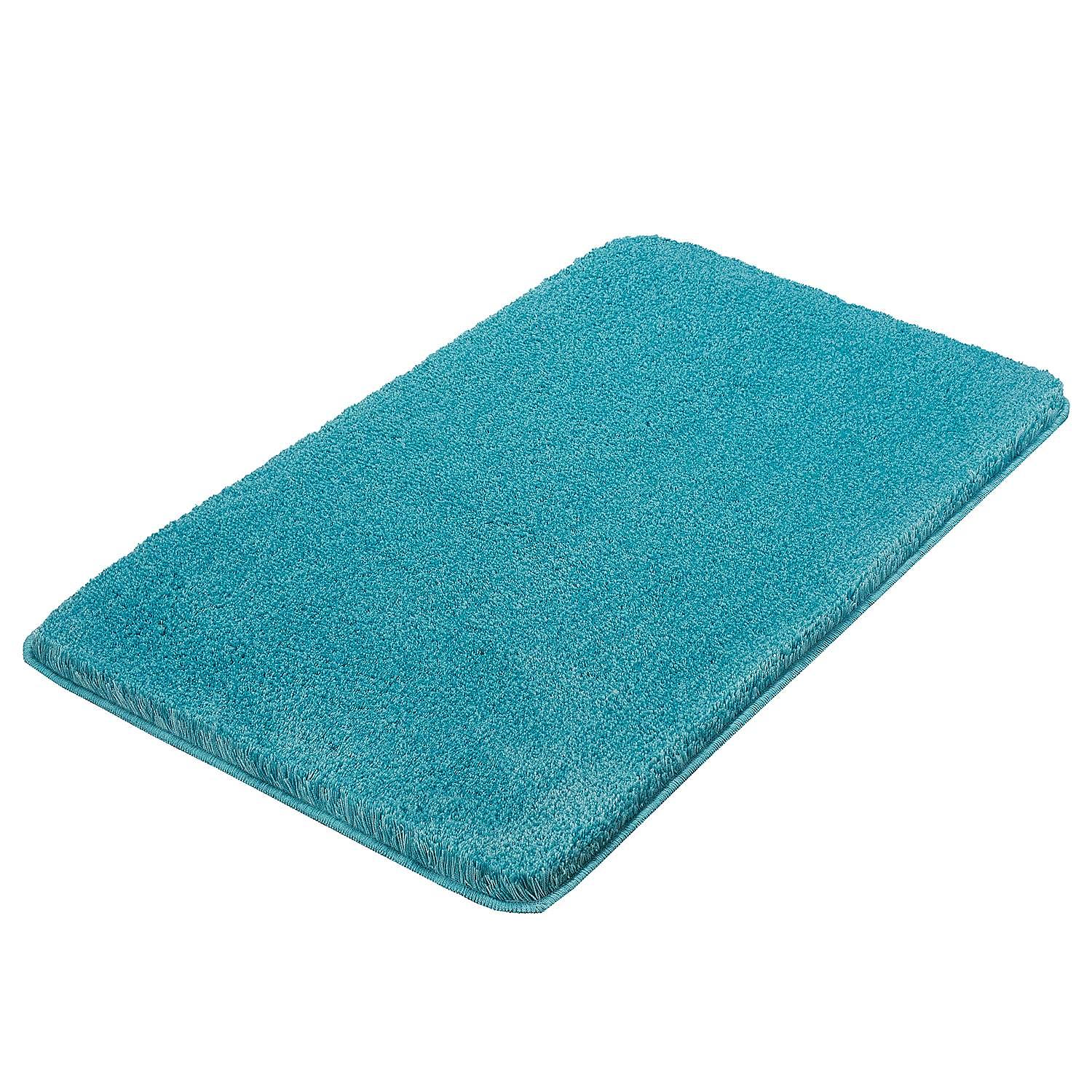 Badteppich Relax Polyacryl Türkis 70 x 120 cm 4