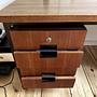 Schreibtisch mit Stuhl Holz 1950er Jahre 7