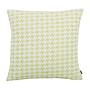 Roca Pepita decorative cushion, woven fabric, pistachio green 0