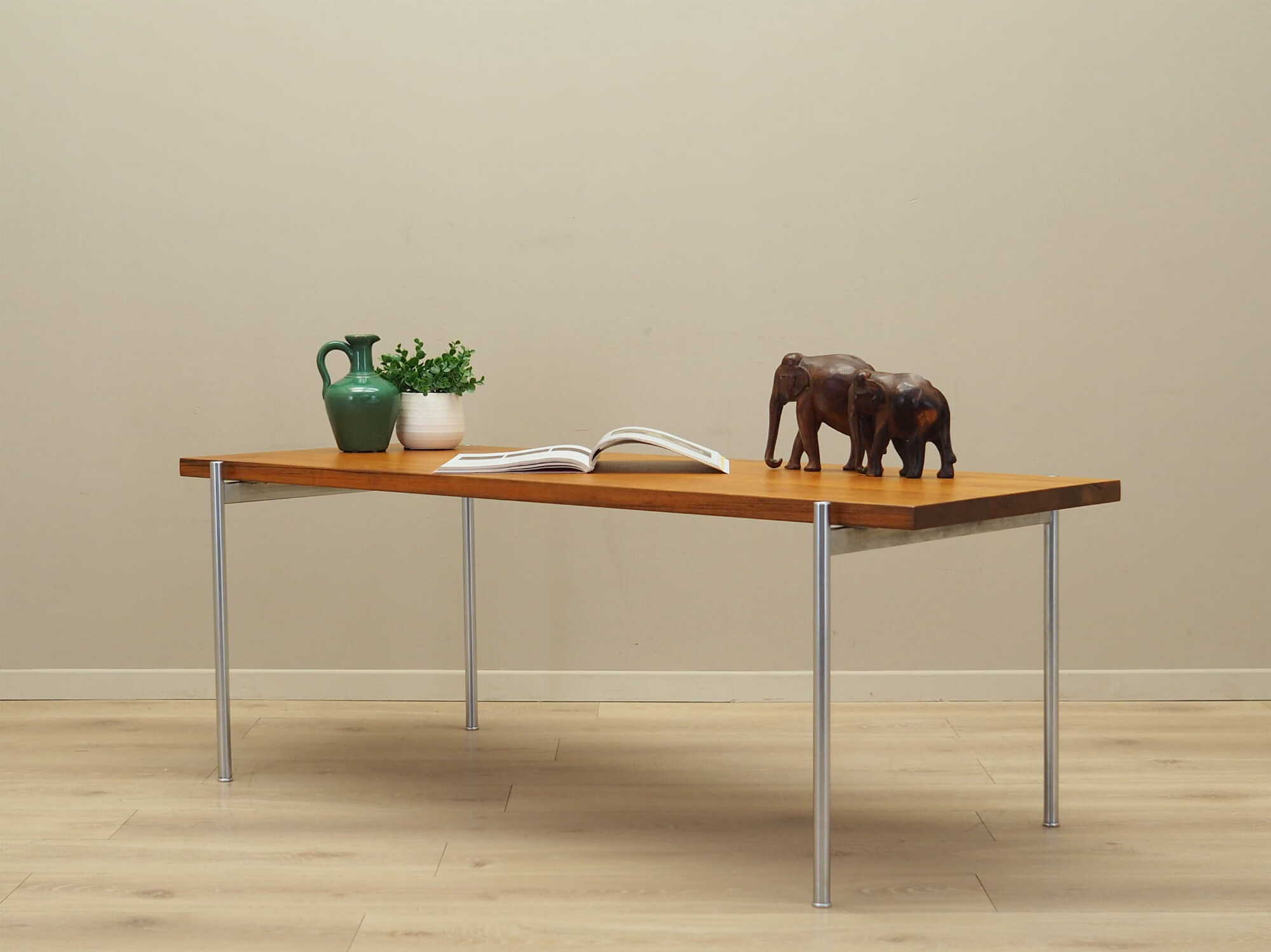 Bank Teakwood Brown 1970s 2