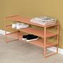 Shoe Rack Rex 3-Shelves Apricot 2