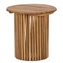 BAYONNE Side Table Acacia Wood Brown 1
