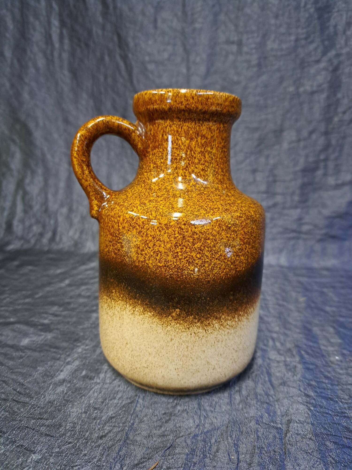 Vintage Vase Keramik Mehrfarbig 1