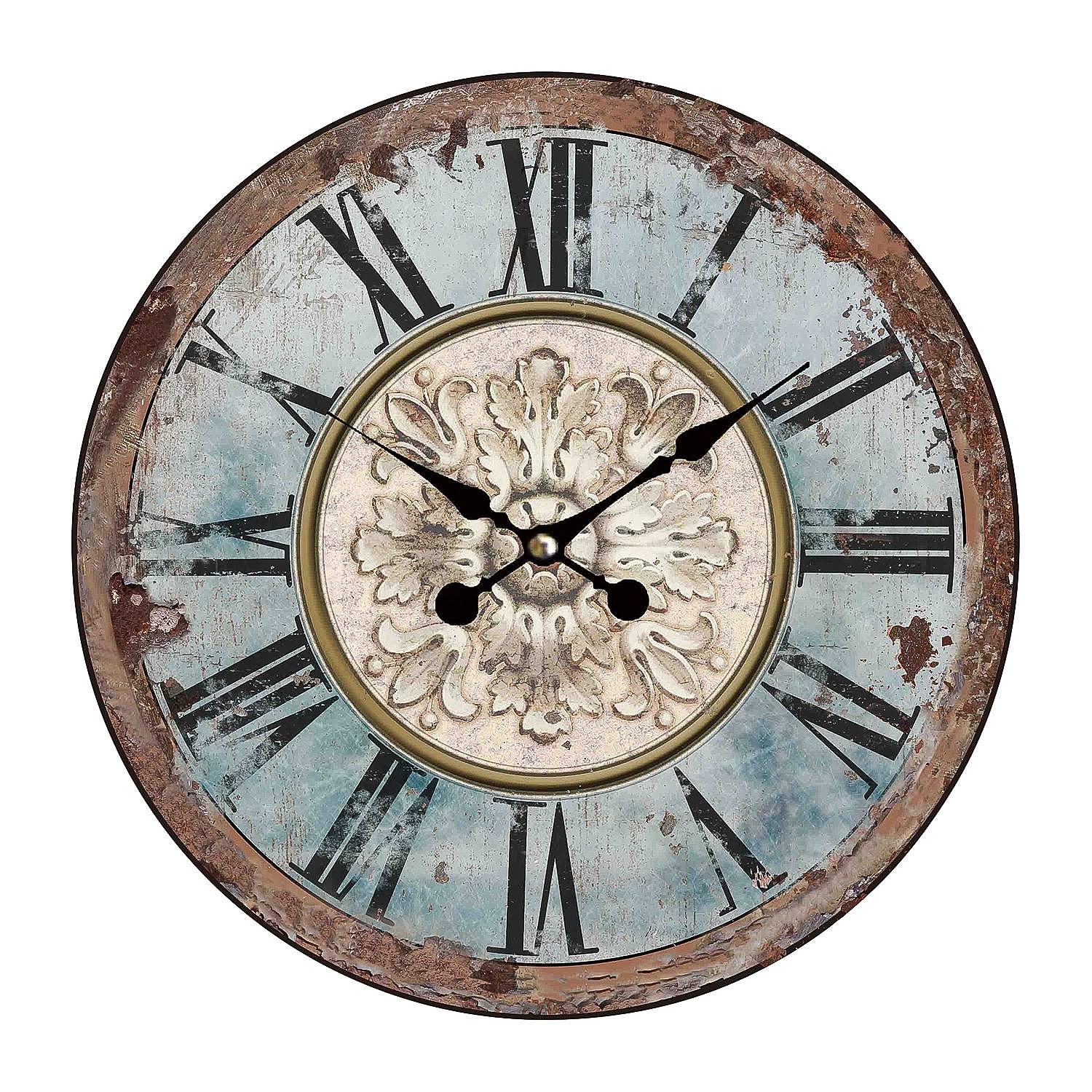 Wanduhr Stuck Mehrfarbig 0