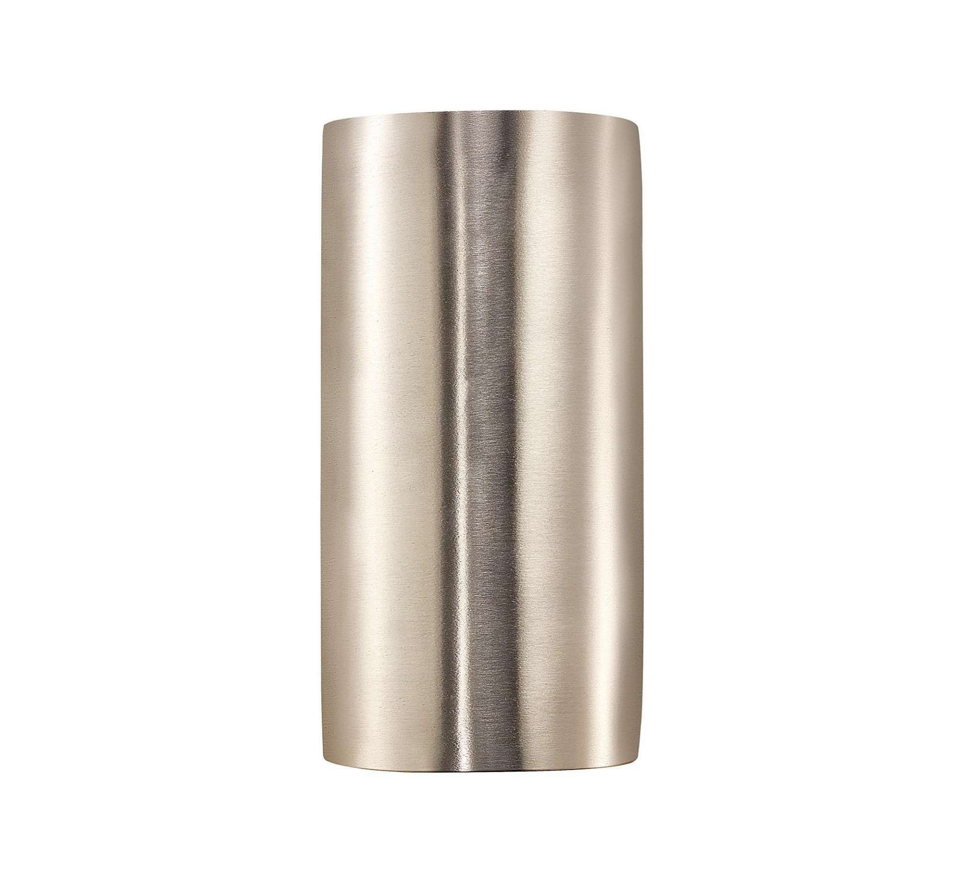 Wandleuchte 2-flammig Metall Silber 1