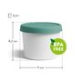 4x Eisbehälter Kunststoff Weiß 400 ml 1