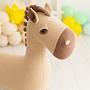 Horse Maxi Plush Toy Cotton Brown 7