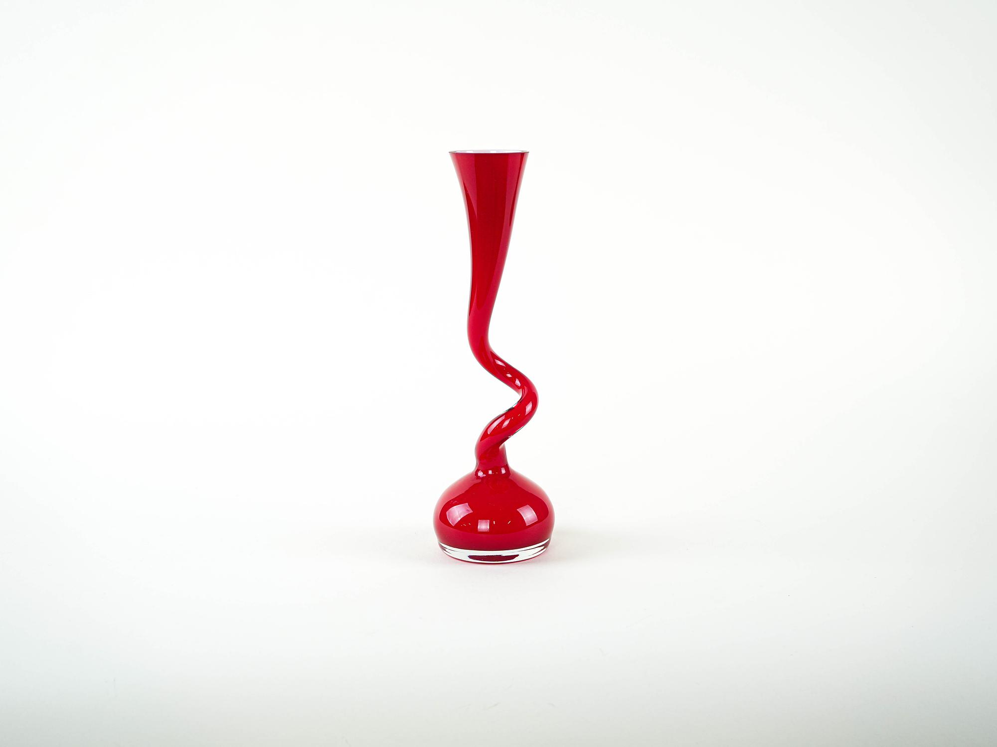 Swing Vase Keramik Rot 2