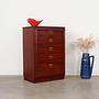 Mahogany Chest of Drawers 1980s 4
