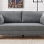 Sofa 2-Sitzer Grau 0