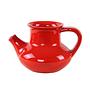 Brocca in ceramica rossa anni '60 0