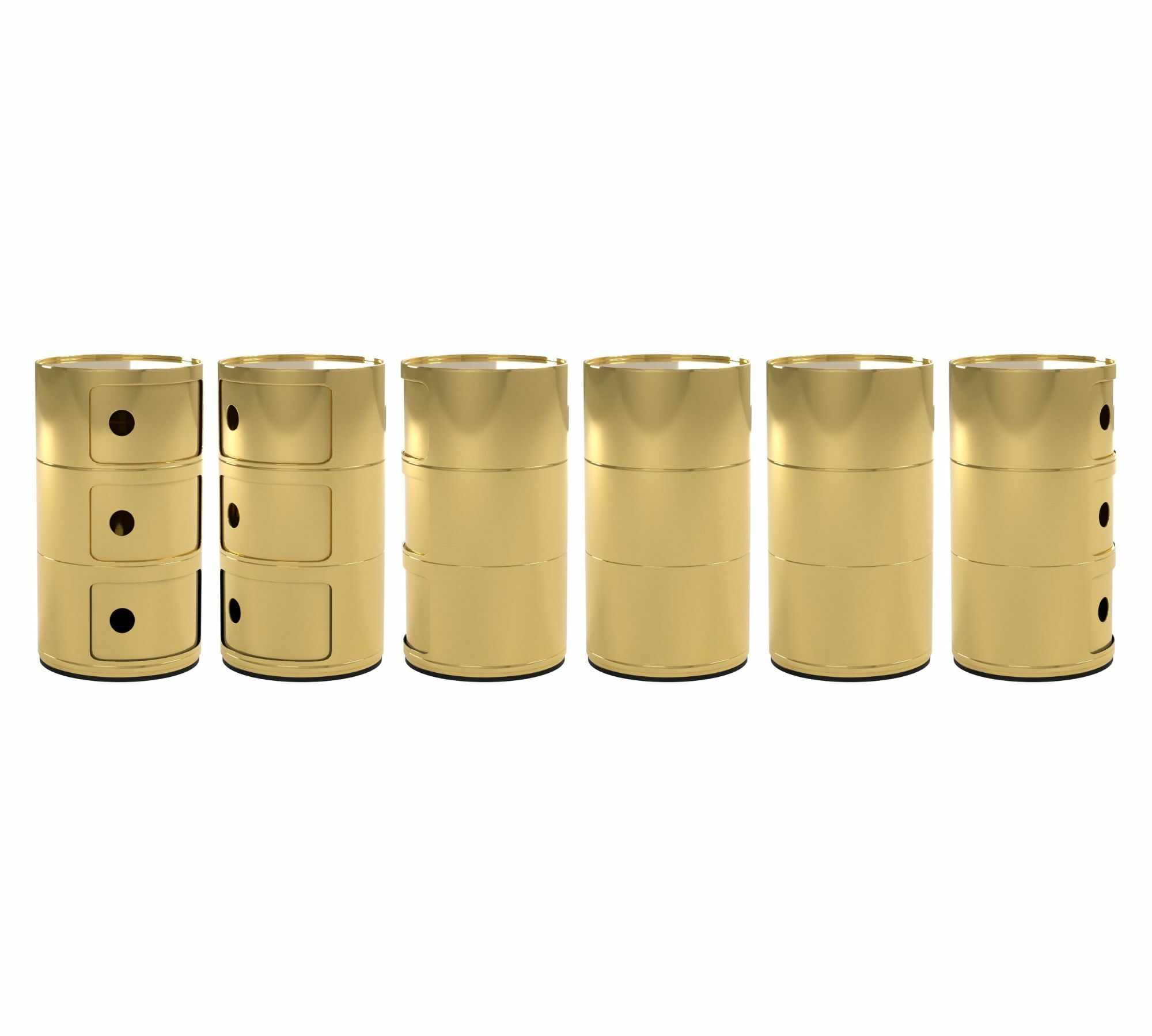 Componibili Container Goldfarben Metallisiert 2