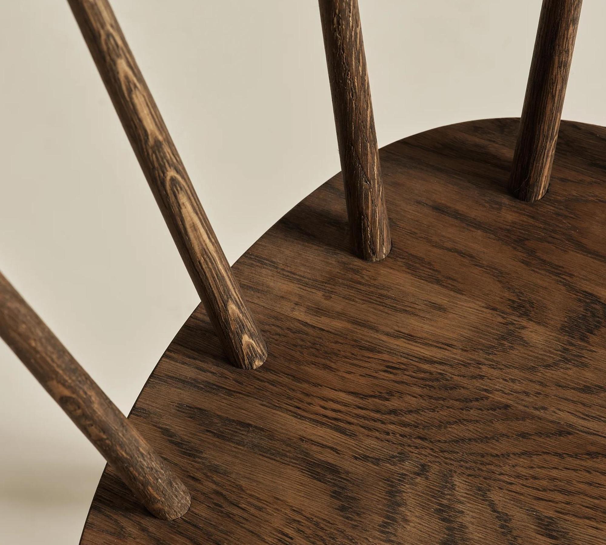 2x Swallow Chair Set Smoked Oak 4