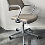 QiVi office swivel chair with 5-star base Malt Cream 3