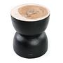 The Karbun Stool Black Natural ø50cm 5