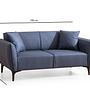 Belissimo 2-Sitzer Sofa Blau 5