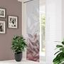 Schiebevorhang Abbe Polyester Bordeaux 60 x 255 cm 1er Set 2