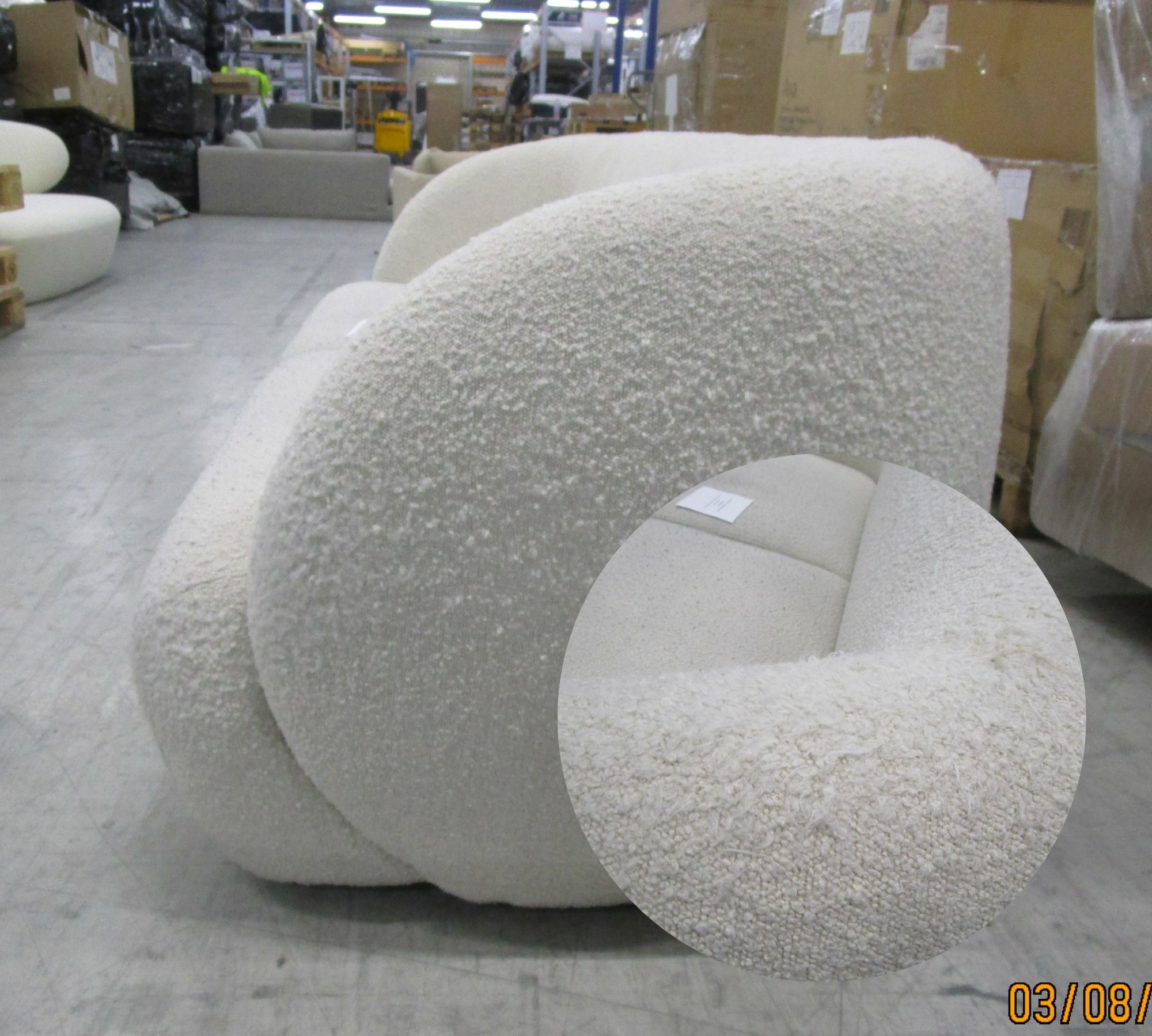 Paula Sofa 3-Sitzer Maya Cream 8