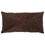Griffith Decorative pillows Cotton fabric Brown 0