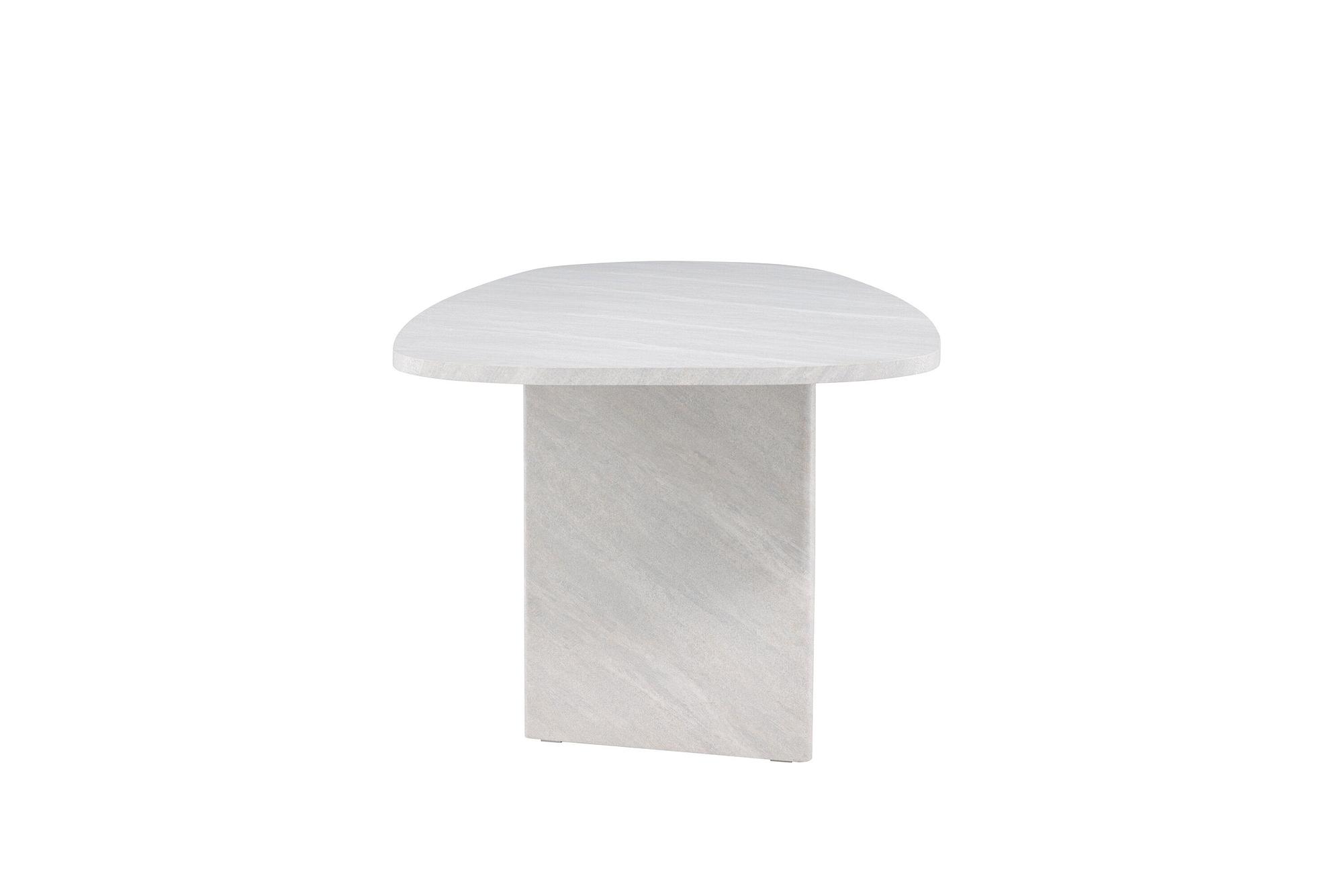 Grönvik Dining Table White Concrete Look 220x100cm 3