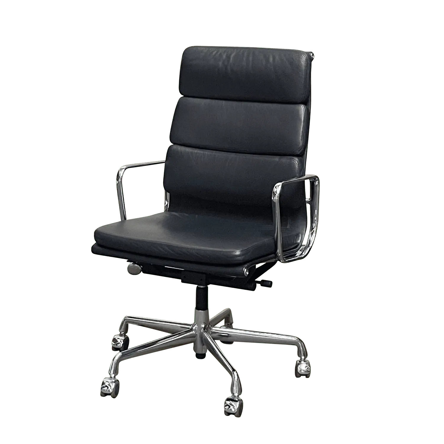 Soft Pad Chair EA219 Bürostuhl Leder Schwarz 0